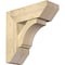 Ekena Millwork Imperial Slat Rough Sawn Bracket w/ Offset Brace, Douglas Fir, 8"W x 22"D x 22"H BKT0806X22X22IMP06RDF - alternate 1